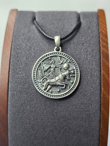 Nyx goddess pendant - goddess, 925