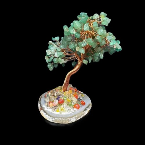 Green aventurine crystal - green,