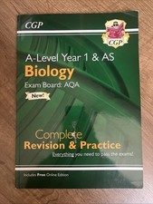A-Level Biology: AQA Year 1 & AS Complete Revision & Practice... - CGP Books