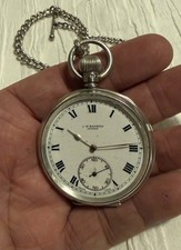 J W Benson 1916 Solid Silver