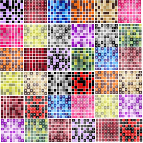 Mosaic tile stickers transfers - mosaic,
