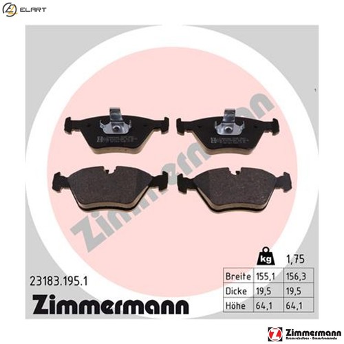 Brake pad set disc - brake,
