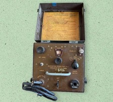 WW2 Wavemeter Class D No1 MkII Cat No ZA 17469. Radio Frequency Amateur HAM