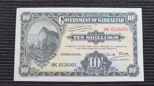 Gibraltar shillings 2018 - 10,
