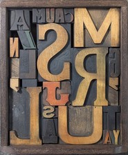 Antique Vintage Letterpress
