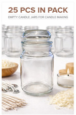 Glass Candle Jars with Lids