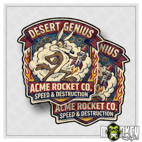 Wile coyote acme rocket co - coyote,