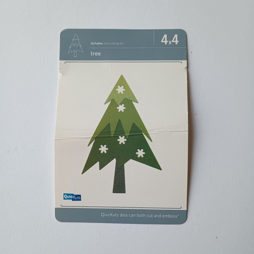 Quickutz dies tree die - dies, 4"