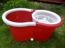 360° FLOOR MAGIC SPIN MOP BUCKET - RED