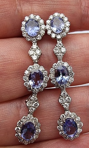 Platinum 8ct tanzanite 1ct - platinum, &