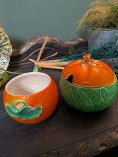 Vintage Crown Devon Orange