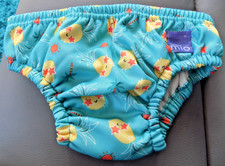 Bambino Mio Baby Swim Pants Nappy Reusable Blue 27-34lbs Never worn