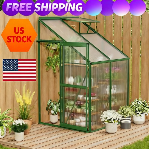 4x4 greenhouse lean to - 4x4, ft