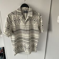 Mens Casual Beige Patterned