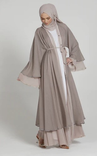 Shimmer chiffon umbrella cut - shimmer,
