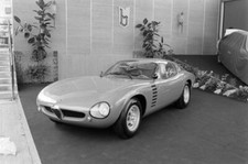 Bertone Alfa Romeo Canguro prototype 1964 Motor Show Car Old Photo 2