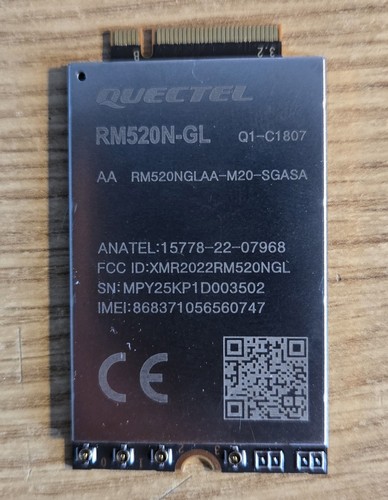 Cellular modem card - cellular, quectel
