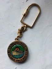 Lake District boat Westmoreland Cumberland Lancashire metal spinning keyring