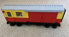LEGO 7819 - Postal Container Wagon Car 1983 - 99% Complete - Train 12V