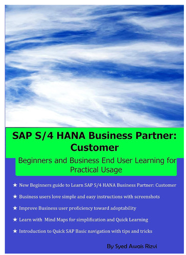 Sap hana business partner - sap,