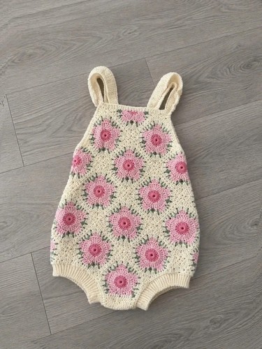 Zara baby girl crochet floral - crochet,