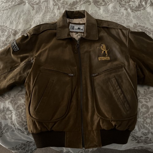 Vintage rolling stones leather - rolling,