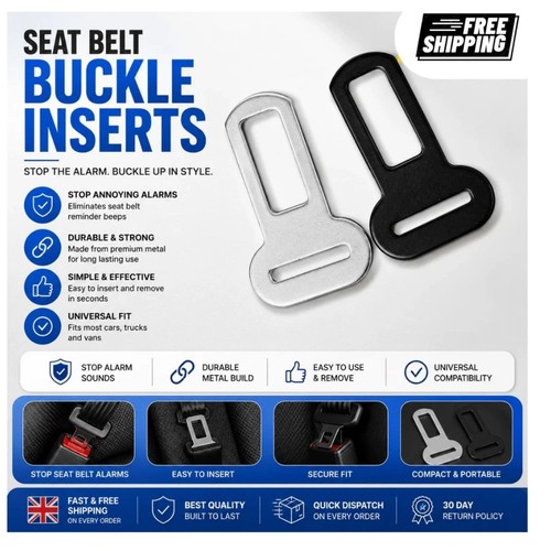 Car seat belt clip buckle - clip,
