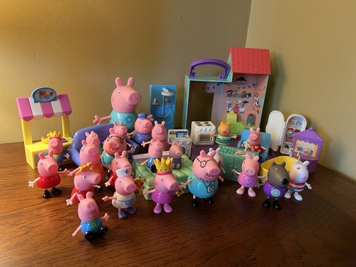 Peppa pig family friends - family,