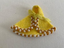 VINTAGE PALITOY 1970s PIPPA DOLL YELLOW HOODED TOWELLING CAPE BATHROBE