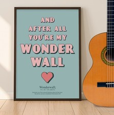 Wonderwall, Oasis, Song Lyric