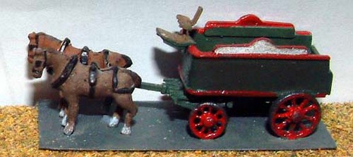 Brewery dray horse drawn - dray,