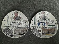 Vintage - Kolding Inger Waage - 18cm Hanging Wall Plaque / Plate - Hand Painted