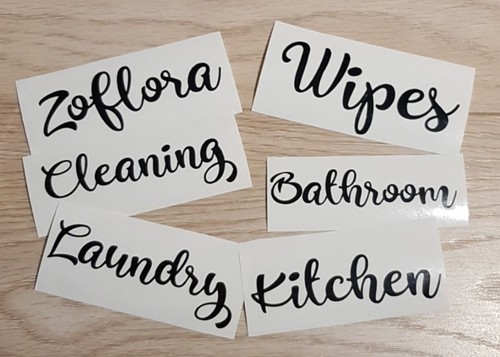 Sticker label for storage - sticker,