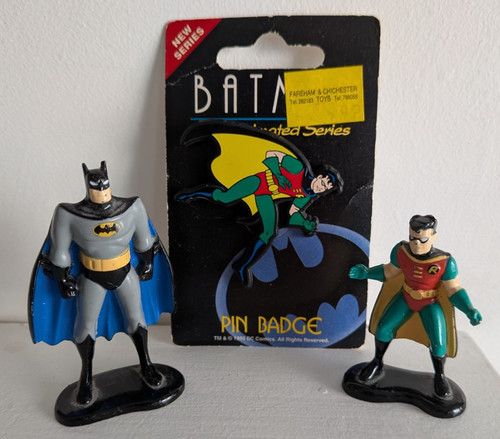 Ertl diecast batman robin - &,