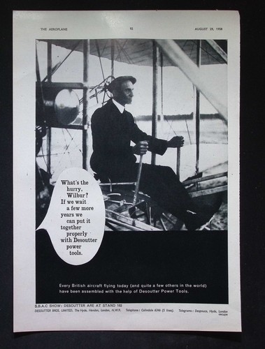 Original 1958 advert desoutter - 1958,