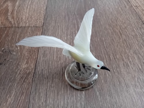 Vintage glass sea gull - glass,