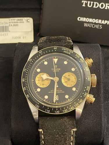 Mens tudor black bay - black,