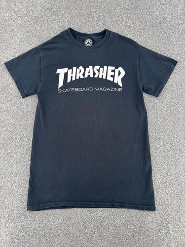 2000s thrasher black graphic - thrasher,