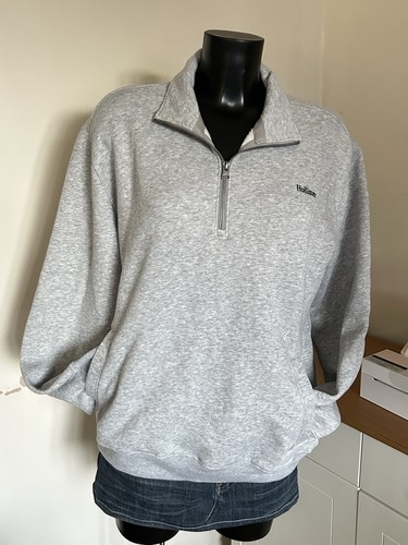 Hollister grey zip - grey,