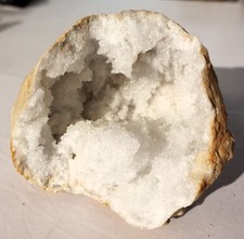 White Quartz Geode | Statement