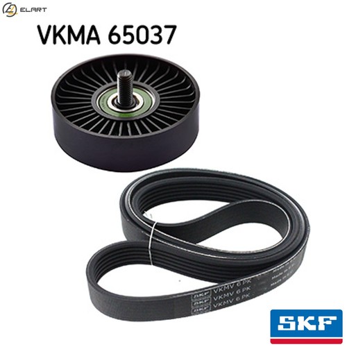 Vribbed belt set vkma 65037 - vkma,