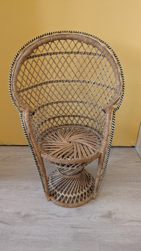 Vintage wicker rattan - vintage, doll