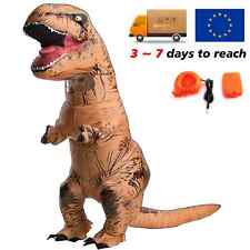 Inflatable T-Rex Dinosaur Costume Adult Kids Fancy Dress Halloween Outfit