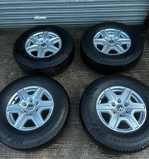 Set of 4 Genuine VW Amarok 17 inch Alloy wheels with 255/70/17 CONTINENTAL TYRES