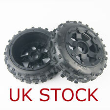 Front Off Road Knoby Tires Wheels for HPI Rofun RV Baja 5B 5T Buggy Truck 1/5