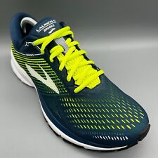 Brooks Launch 5 Teal Yellow Running Trainers Shoes Sneakers Mens Uk 9.5 Medium D