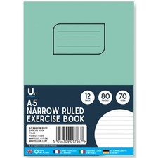 Narrow ruled exercise - ruled, book
