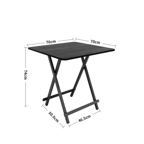 Portable foldable square table - portable,