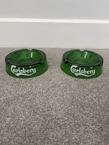 Carlsberg glass green vintage - glass,