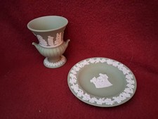 Vintage Wedgwood Green Jasper